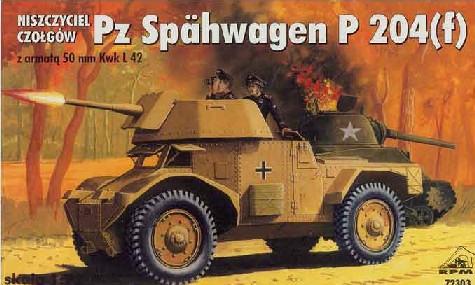 RPM ALBY casemate radio WWII  résine  1:72 PC pour Panhard AMD 178 ALBY 