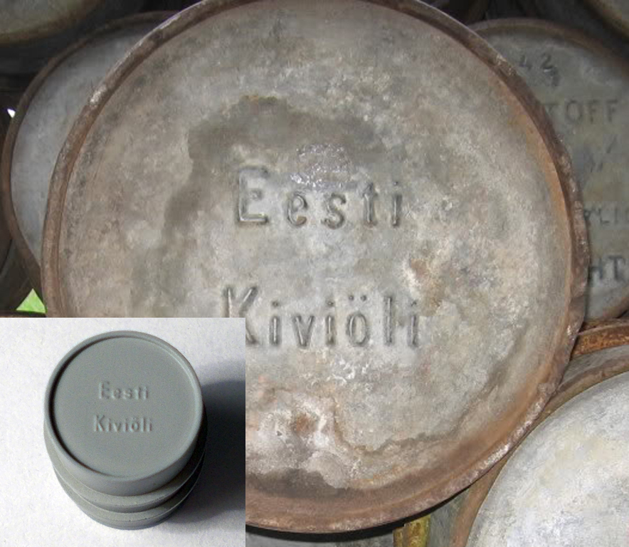 200L fuel drum - Eesti Kivioli - Estonia (4pc) - Click Image to Close