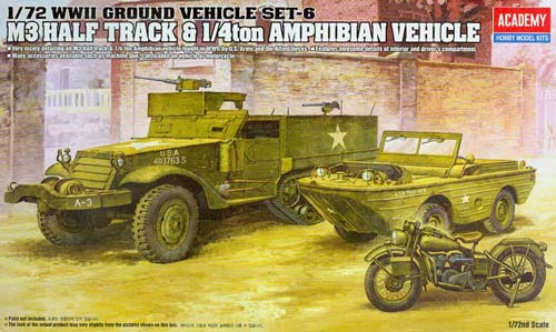 M3 Half Track & 1/4ton amphibian vehicle