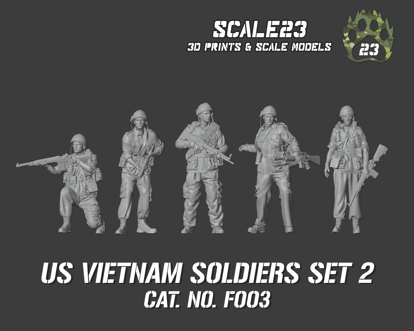 U.S. Vietnam soldiers - set 2