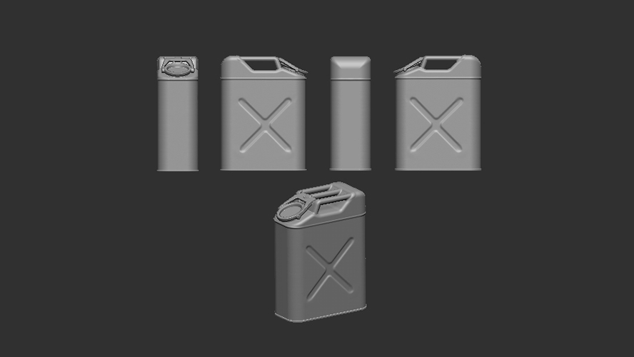 WW2 U.S. jerry can - water (10pc) - Click Image to Close