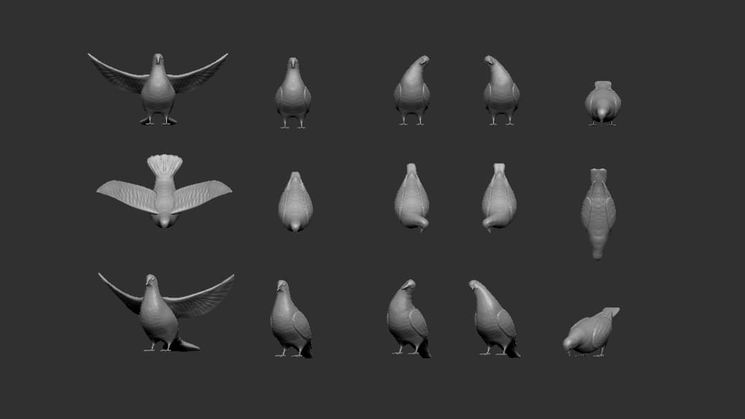 Pigeons (5x2pc)