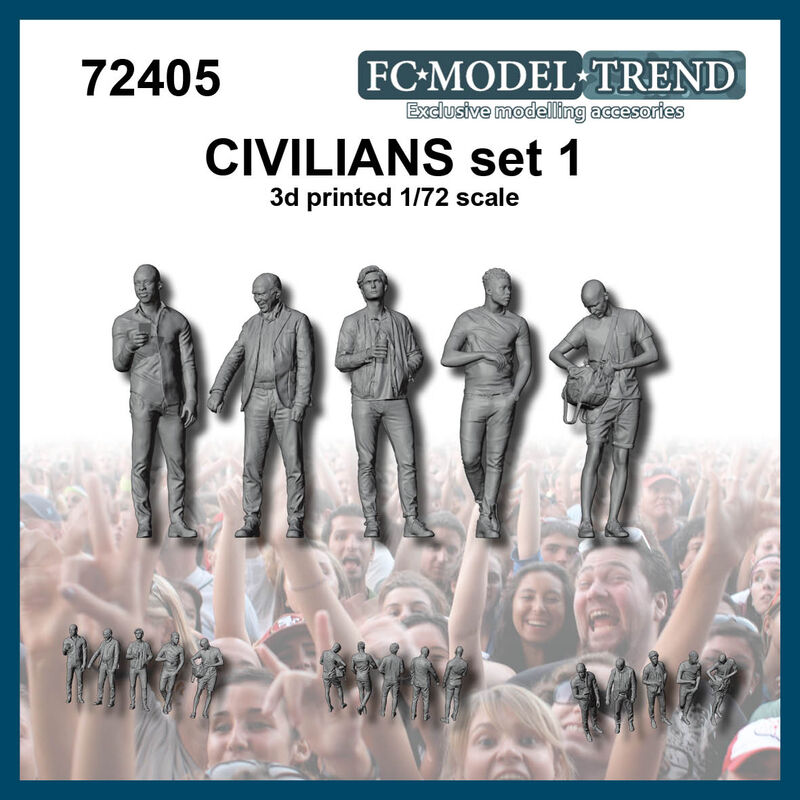 Modern civilians - set 1