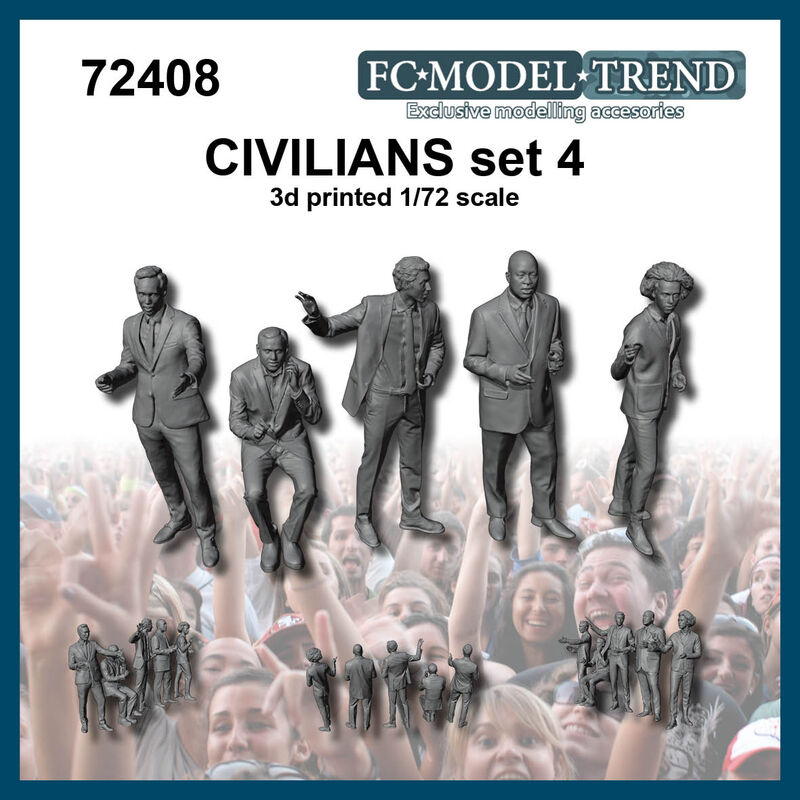 Modern civilians - set 4 - Click Image to Close