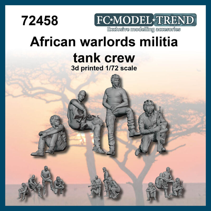 African warlords militia - set 2 - Click Image to Close