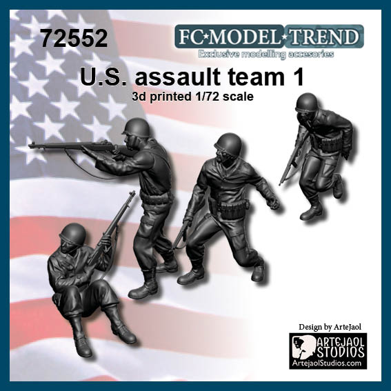 WW2 U.S. assault team - set 1 - Click Image to Close