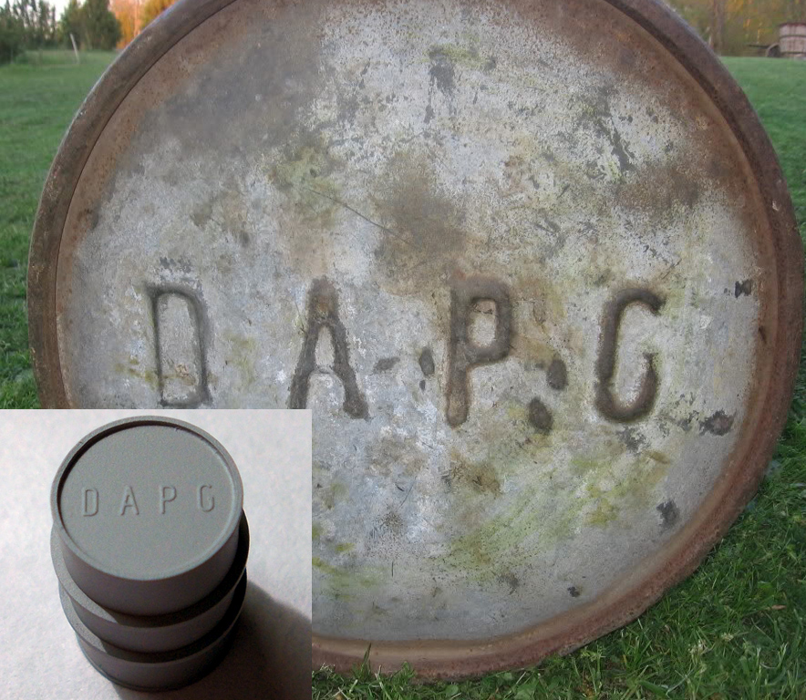 200L oil drum - DAPG company (4pc) - Click Image to Close