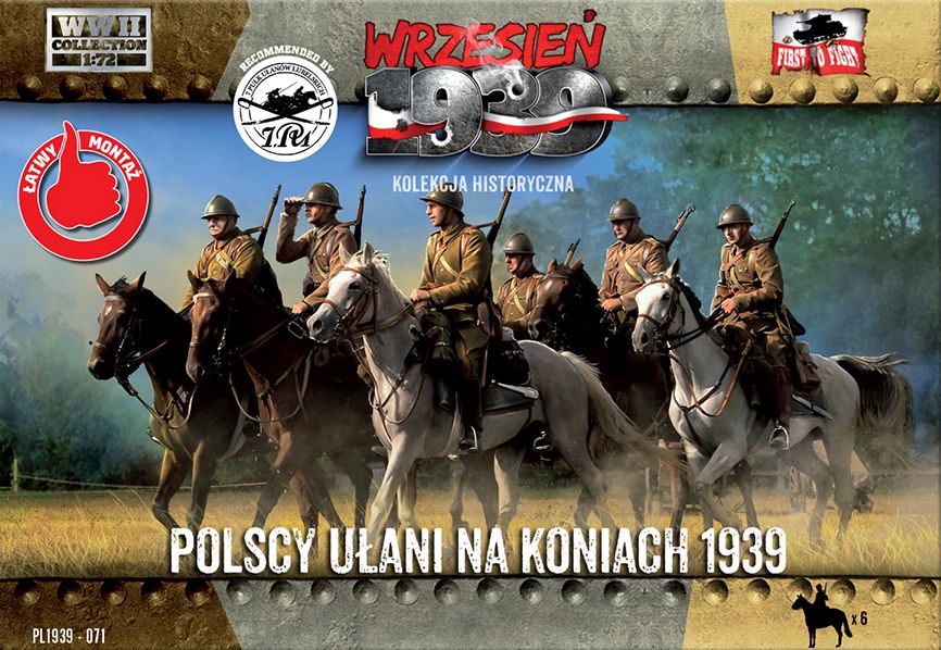 WW2 Polish Uhlans on horseback 1939 - Click Image to Close