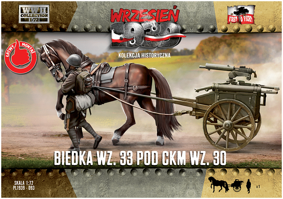 Horse carriage for Ckm wz.30 - Click Image to Close