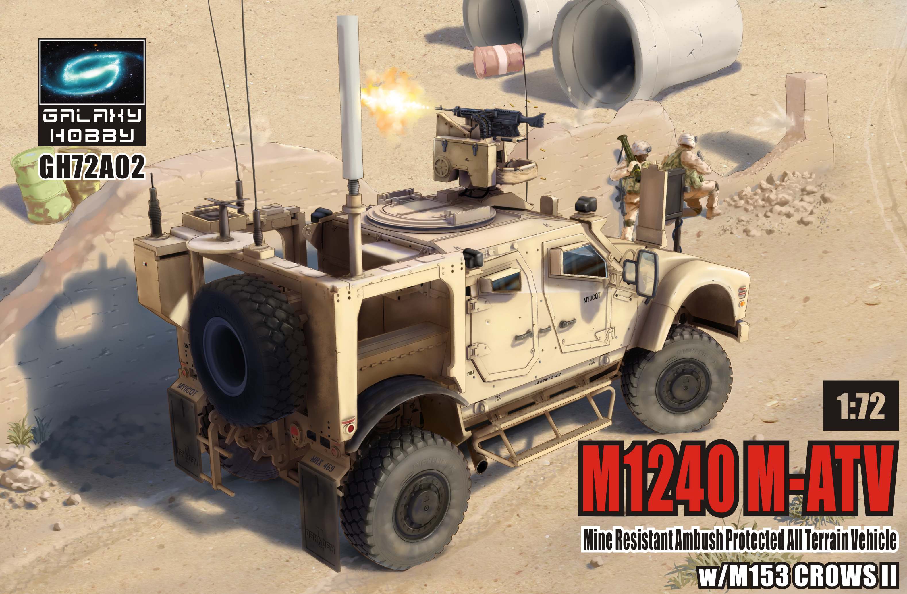M1240 M-ATV with XM153 Crows II Rws - Click Image to Close