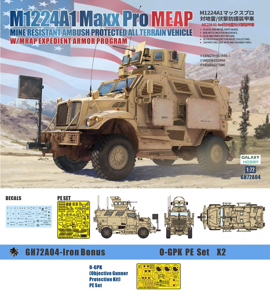 M1224A1 Maxx Pro MEAP with MRAP Expedient Armor Program - Click Image to Close