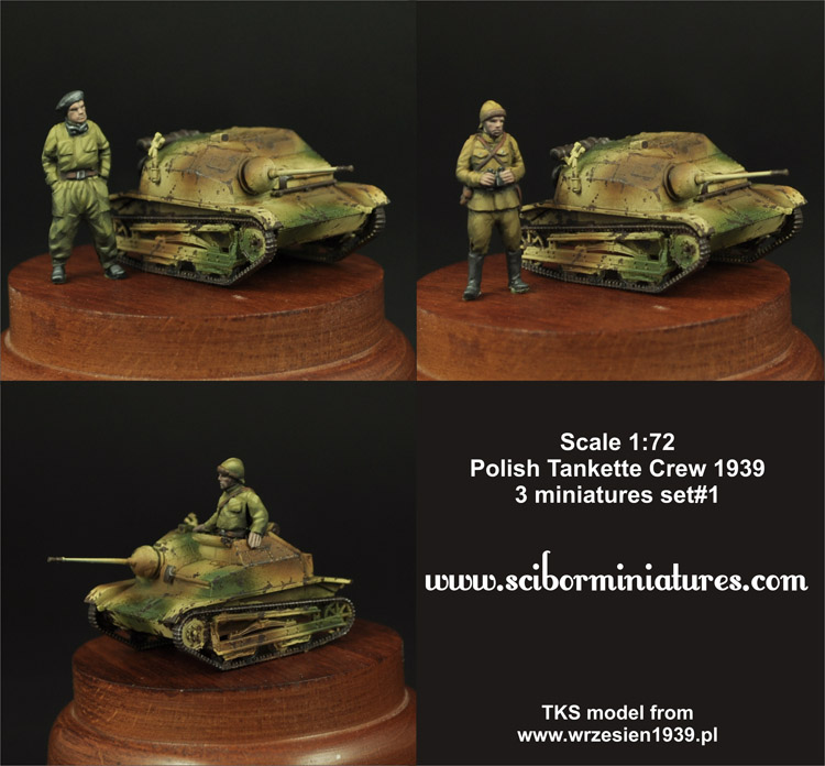 Polish TKS Tankette Crew - Set 1