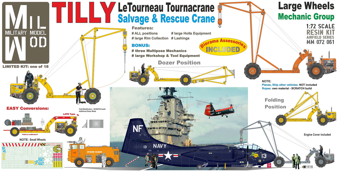 TILLY Salvage & Rescue LeTourneau crane (large wheels)