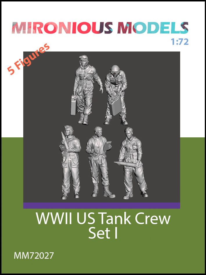 WW2 U.S. Tank Crew - set 1 - Click Image to Close