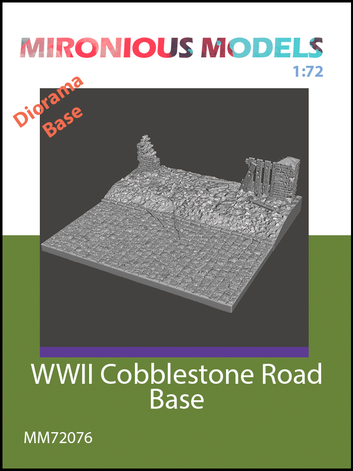 Cobblestone Road Base (6x6cm) - Click Image to Close