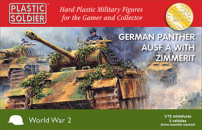 Pz.Kpfw.V Panther Ausf.A with zimmerit (2 kits)