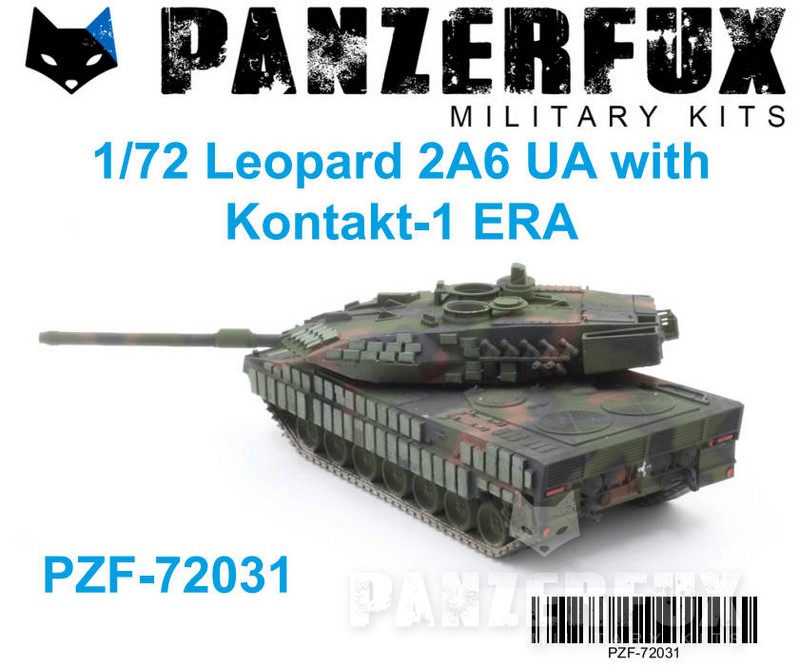 Leopard 2A6UA with Kontakt-1 ERA