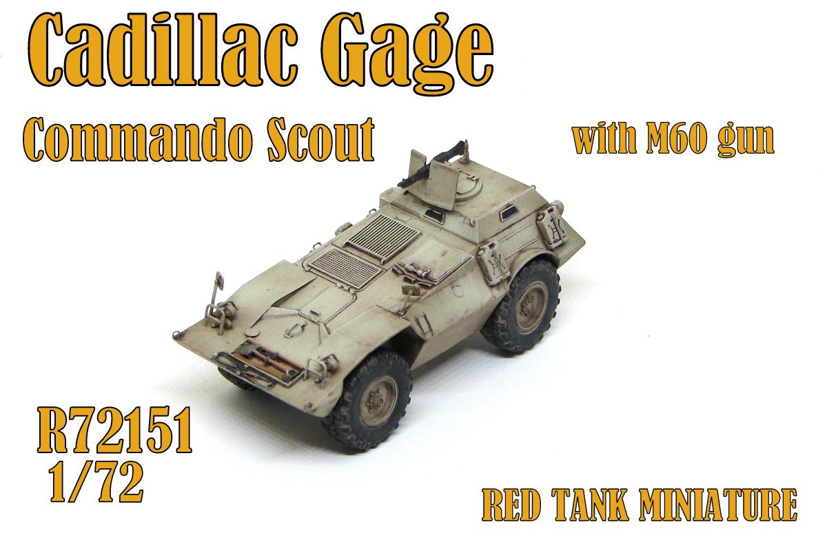 Cadillac Gage Commando Scout with M60 gun - Click Image to Close