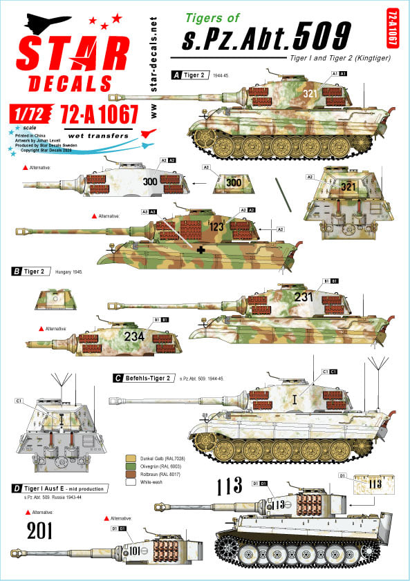 Tigers of sPz.Abt. 508 - Click Image to Close