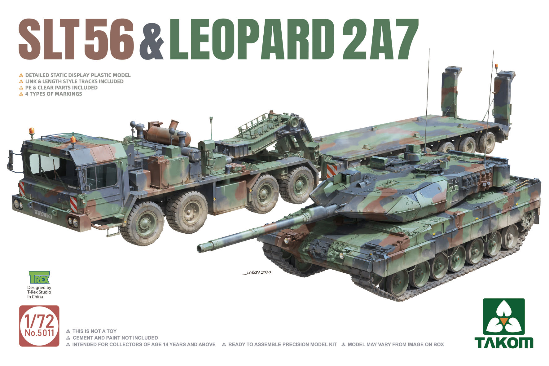 Faun SLT-56 Franziska & Leopard 2A7