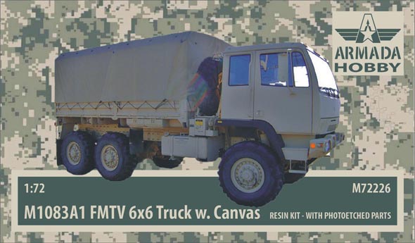 M1083A1 FMTV 6x6 with tarp - Click Image to Close