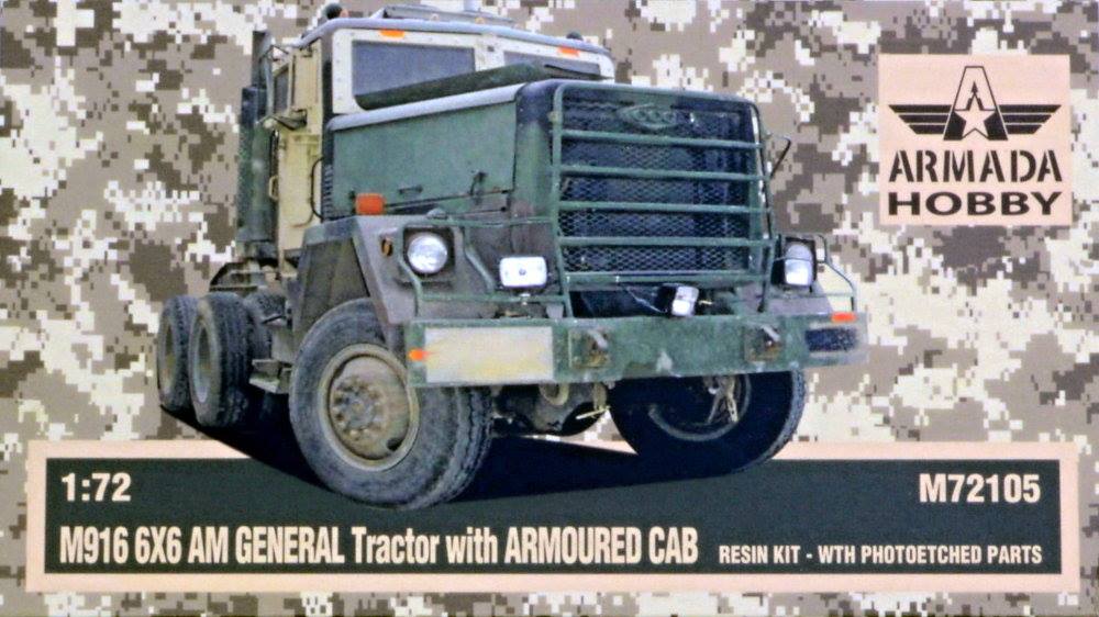 M916 AM General tractor with armoured cab - Click Image to Close