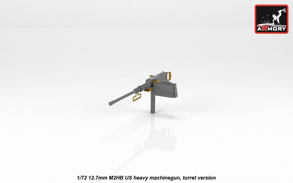 12.7mm M2HB heavy machinegun - turret version