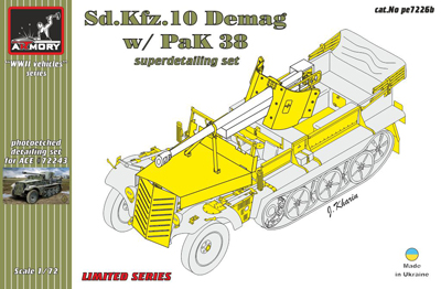 Sd.Kfz.10 with PaK 38 (ACE) - Click Image to Close