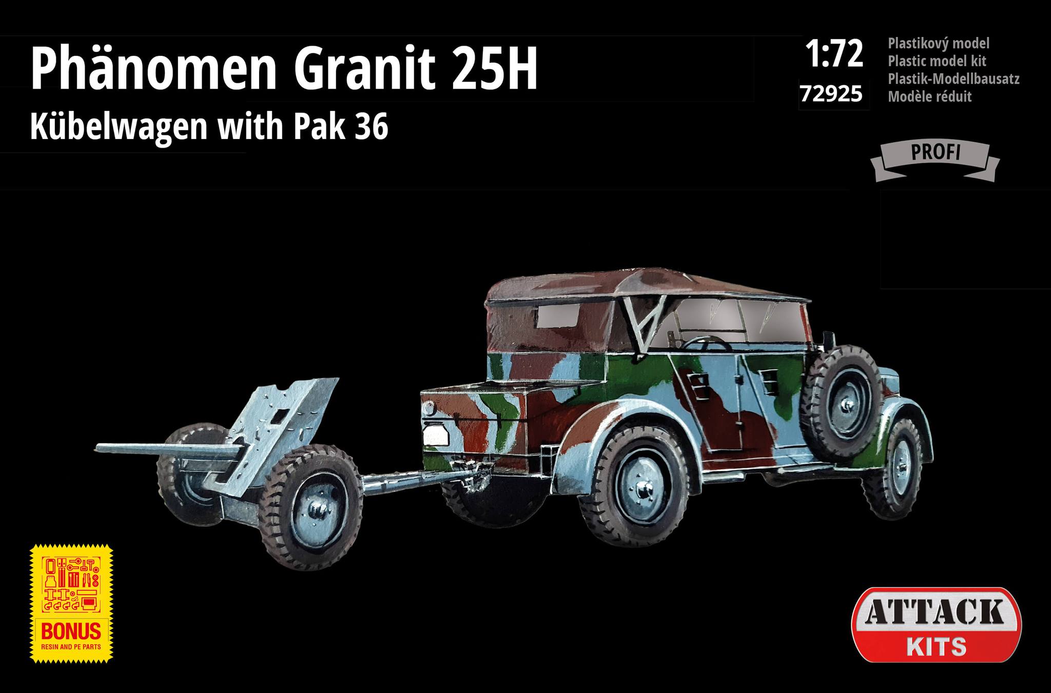 Phänomen Granit 25H Kubelwagen mit 3,7cm PAK 36
