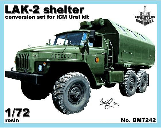 Ural-375/4320 LAK-2 shelter (ICM) - Click Image to Close