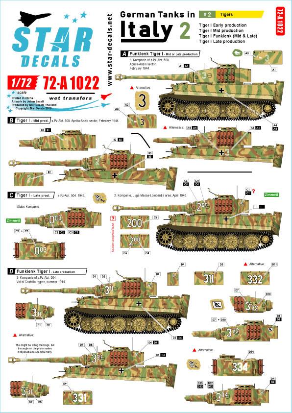 German tanks in Italy - set 2 - Click Image to Close