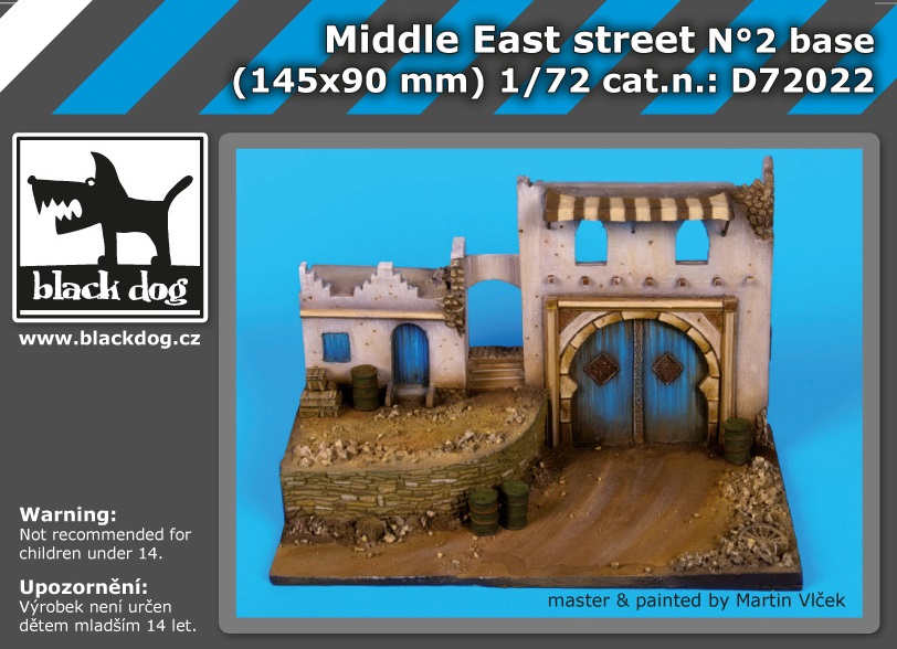 Middle east street base - no.2 (145x90mm) - Click Image to Close