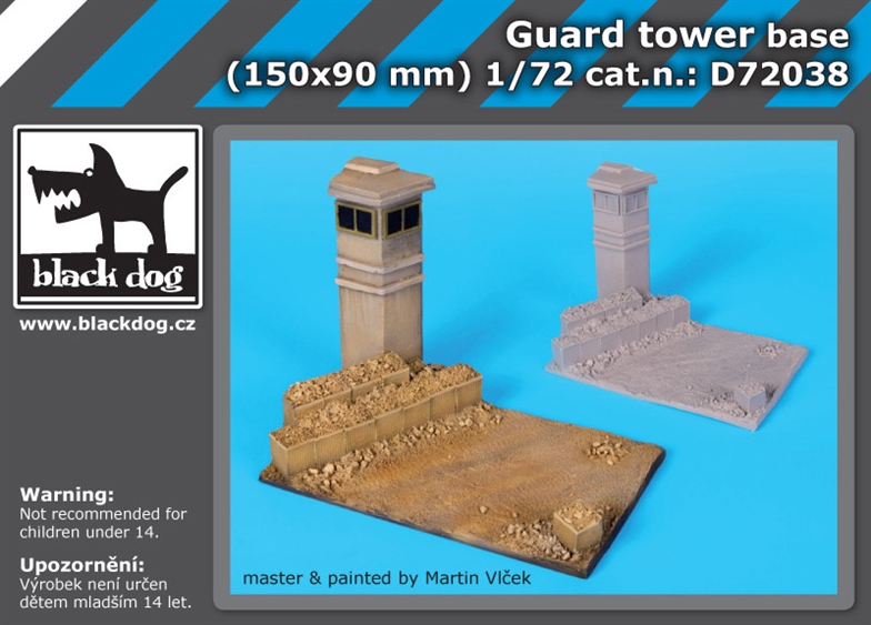 Guard tower base (150x90mm) - Click Image to Close