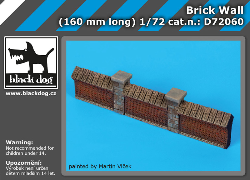Brick wall (160 mm long) - Click Image to Close