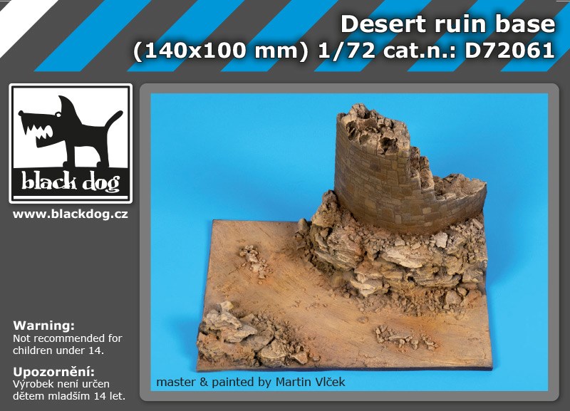 Desert ruin base (140x100 mm) - Click Image to Close