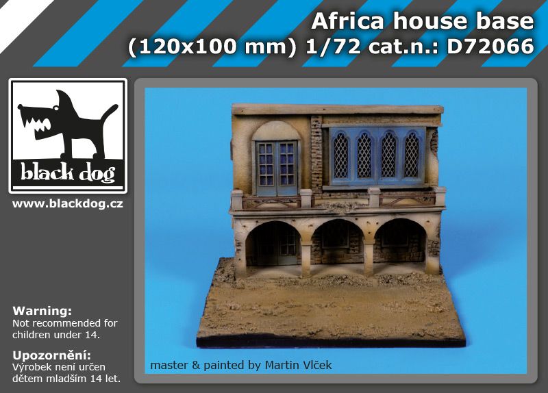 Africa house base (120x100mm) - Click Image to Close