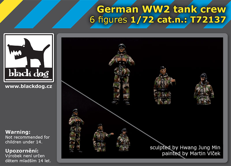 WW2 German tank crew (2x3 fig.) - Click Image to Close