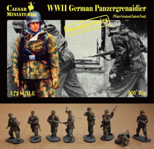 WWII German Panzergrenadiers in Winter Greatcoat