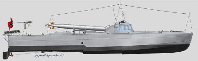 German Motorboat S 628 (ex M.A.S. 505) - Click Image to Close