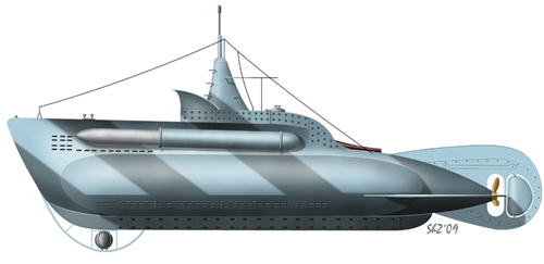 Italian Submarine class CB 2(1941) - Click Image to Close