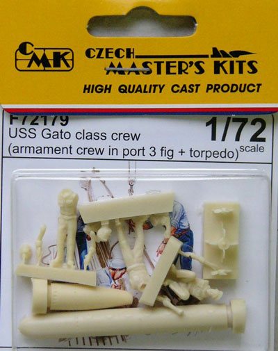 USS Gato class armament crew (figs & torpedo) - Click Image to Close