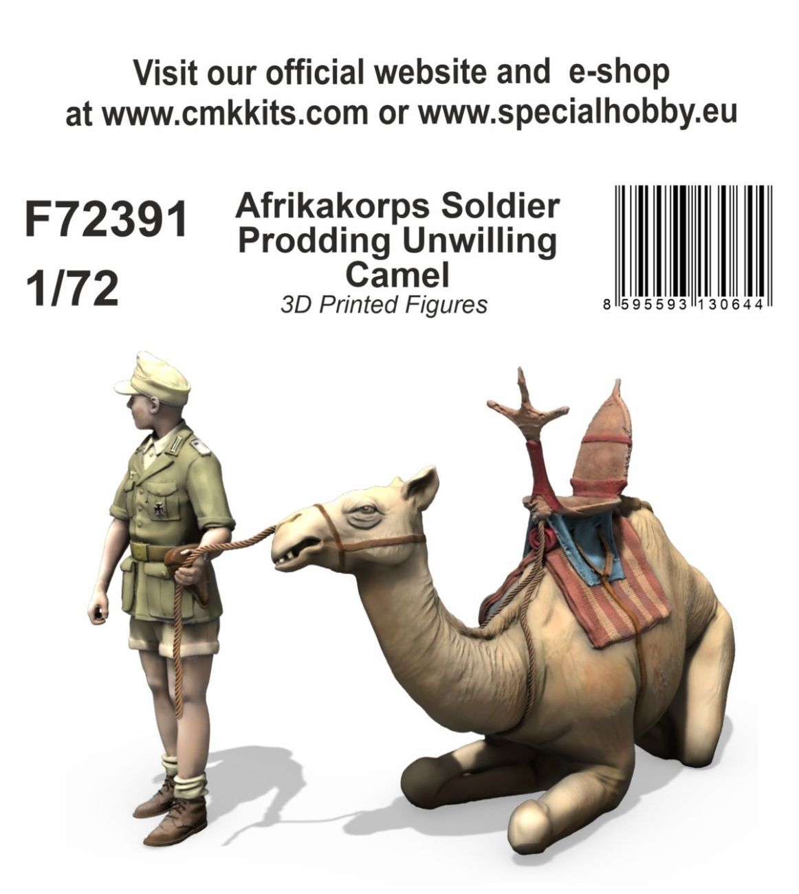 WW2 DAK soldier with camel