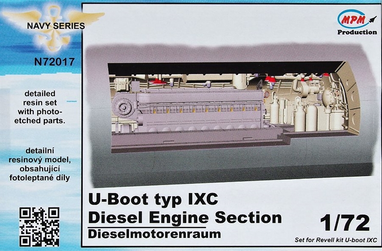 U-Boot typ IXC Diesel Engine Section (REV) - Click Image to Close