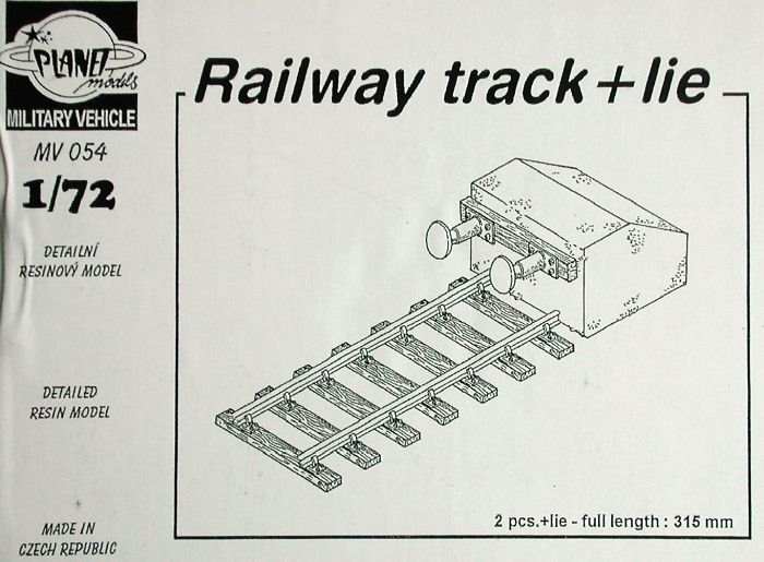 Railway-track (2pcs.) + lie - Click Image to Close