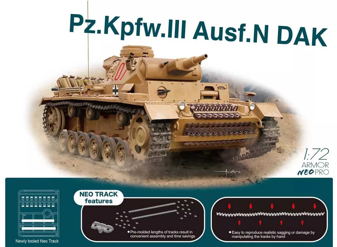 Pz.Kpfw.III Ausf.N "DAK" - Click Image to Close