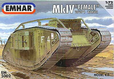 Mk.IV Female WW1 tank - Click Image to Close