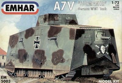 German A7V tank WW1