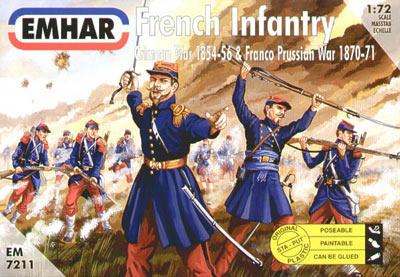 French Infantry Crimean & Franco Prussian Wars - Click Image to Close
