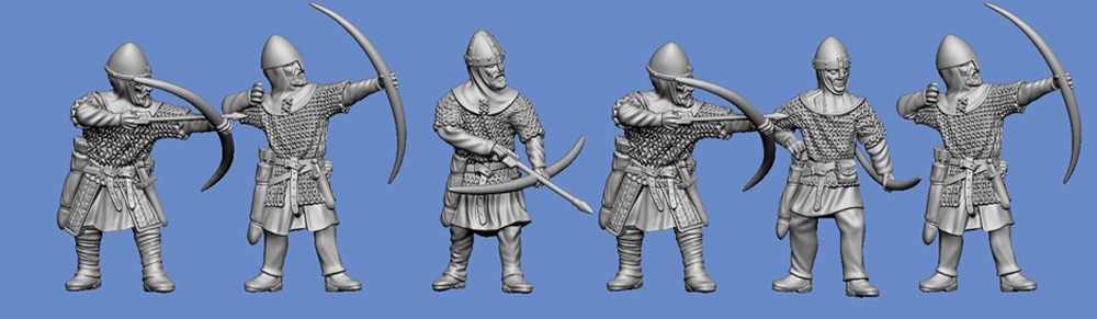 Hastings 1066 - Anglo-Saxon heavy archers - Click Image to Close