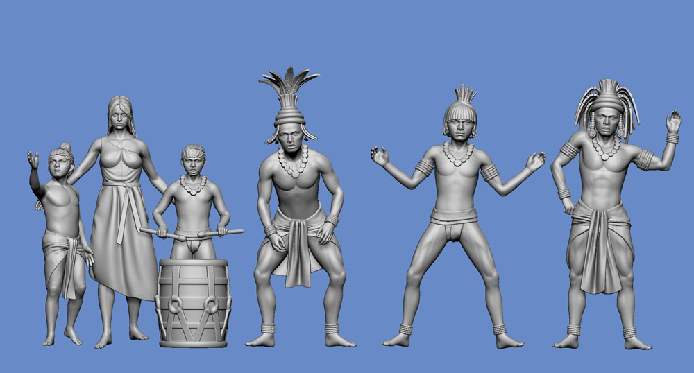 Maya Empire - the ball game - set 2 - Click Image to Close
